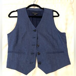 Banana Republic Linen Tweed Vest